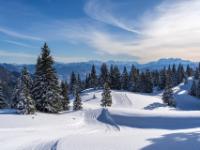 Ausblick vom Winterwanderweg Weiße Wanne